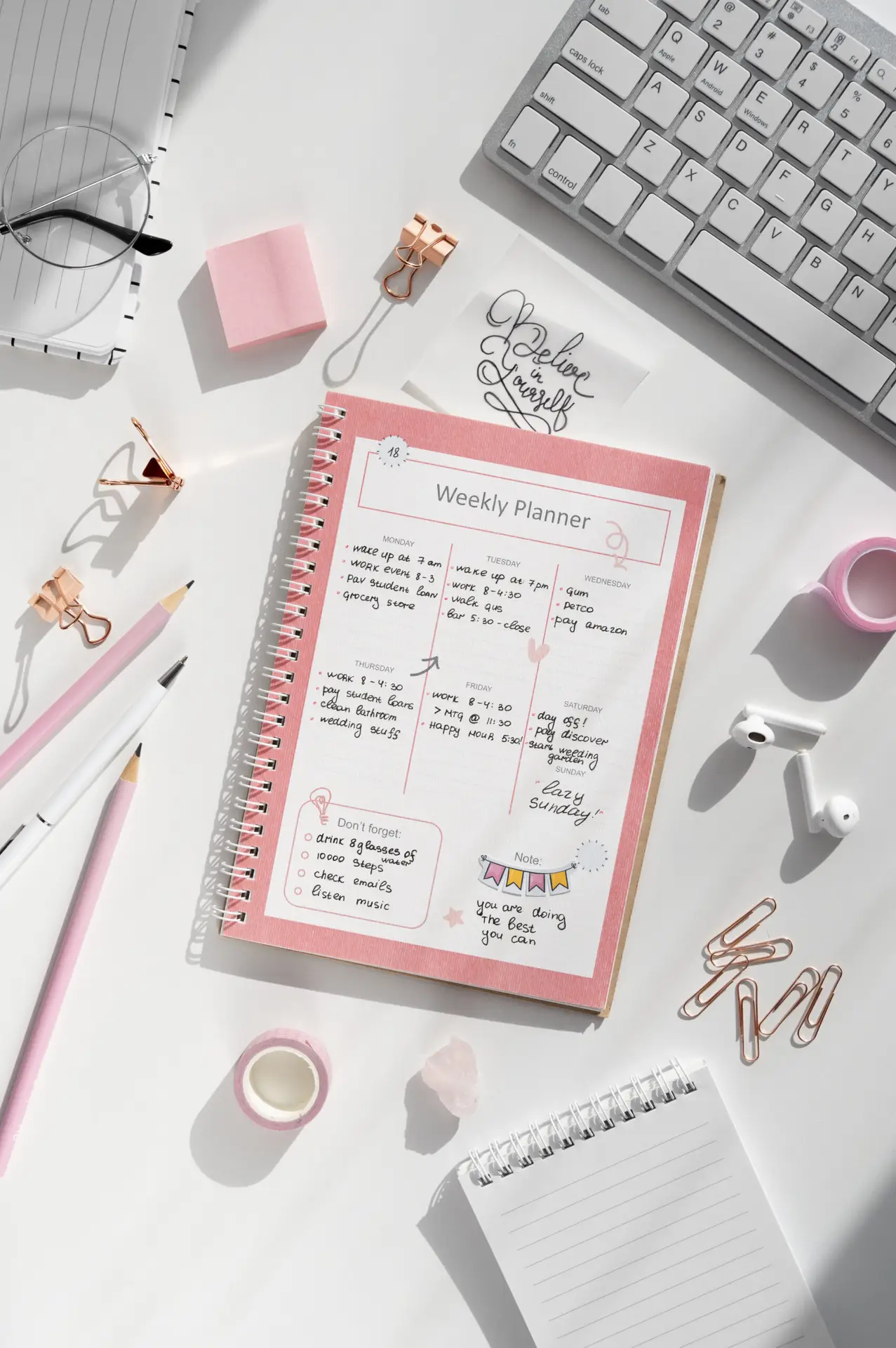 Home Daily task tracker spreadsheet in Excel