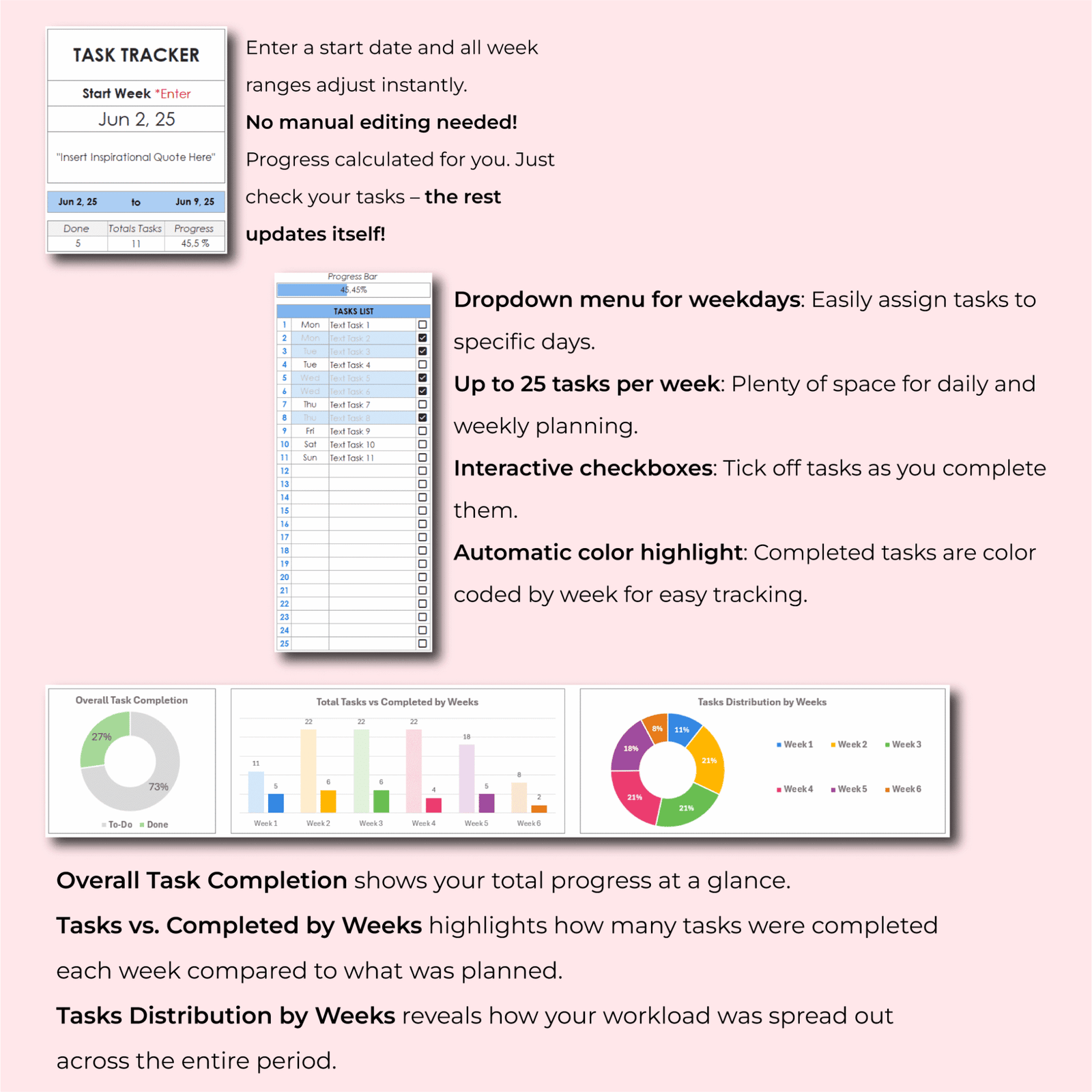 Excel Task Tracker – Daily, Weekly & Monthly Planner - lovingsheets.com
